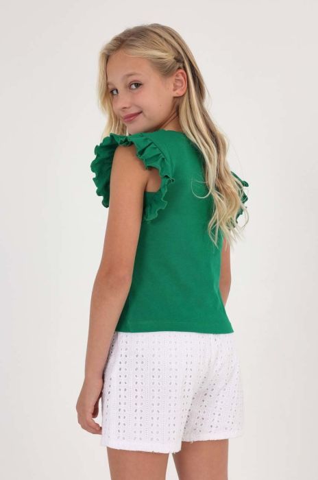 Дитячі бавовняні шорти Mayoral колір білий однотонні (2948699)