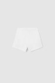 Дитячі бавовняні шорти Mayoral колір білий однотонні (2948699)