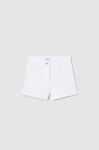 Дитячі бавовняні шорти Mayoral колір білий однотонні (2948688)