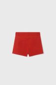 Дитячі бавовняні шорти Mayoral колір червоний однотонні