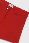 Дитячі бавовняні шорти Mayoral колір червоний однотонні