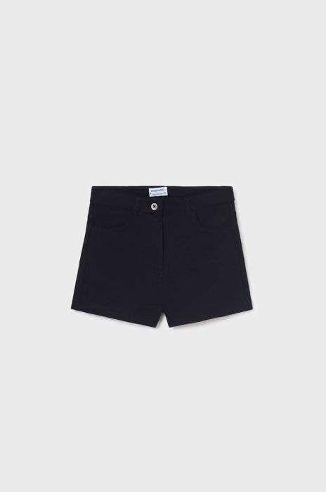 Дитячі бавовняні шорти Mayoral колір чорний однотонні (2948706)