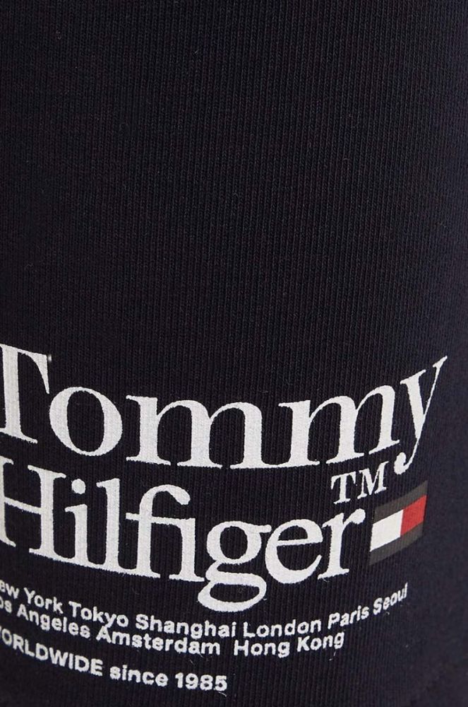 Дитячі шорти Tommy Hilfiger Колір чорний однотонні колір чорний фото 3