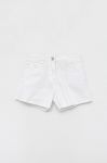 Дитячі джинсові шорти Birba&Trybeyond колір білий з аплікацією
