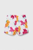 Дитячі бавовняні шорти Birba&Trybeyond колір фіолетовий візерунок регульована талія