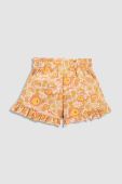 Шорти для немовлят Coccodrillo колір помаранчевий візерунок