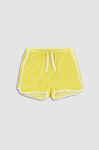 Дитячі шорти Coccodrillo колір жовтий однотонні регульована талія (3177090)
