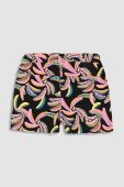 Дитячі шорти Coccodrillo колір чорний візерунок