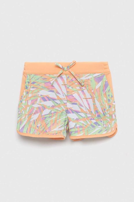 Дитячі шорти Columbia Sandy Shores Boardshort колір помаранчевий візерунок