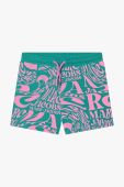Дитячі бавовняні шорти Marc Jacobs колір зелений візерунок (3075196)