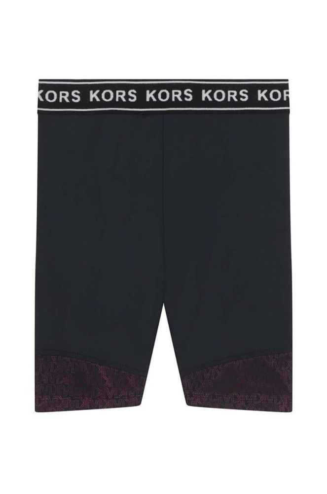Дитячі шорти Michael Kors колір чорний з принтом (3083293) фото 3