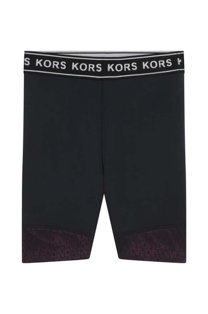 Дитячі шорти Michael Kors колір чорний з принтом (3083295) фото 2