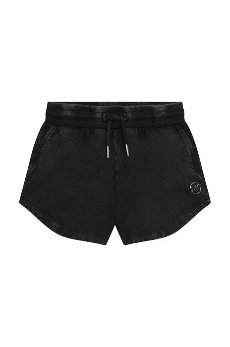 Дитячі шорти Michael Kors колір чорний однотонні регульована талія (3053814)