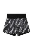 Дитячі шорти Karl Lagerfeld колір чорний візерунок (3071797)