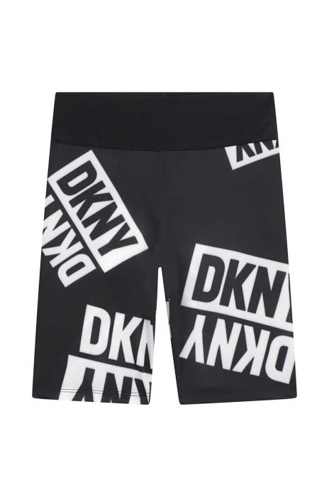 Дитячі шорти Dkny колір чорний візерунок (3078815)