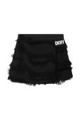Дитячі шорти Dkny колір чорний однотонні (3090983)