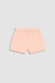 Дитячі бавовняні шорти Coccodrillo колір рожевий однотонні