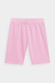 Дитячі шорти 4F F051 колір рожевий однотонні