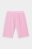 Дитячі шорти 4F F051 колір рожевий однотонні