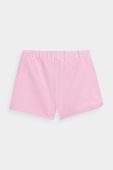 Дитячі бавовняні шорти 4F колір рожевий однотонні