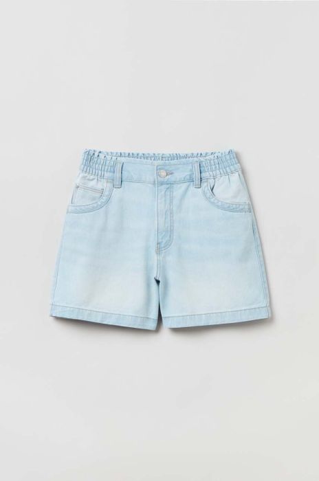 Дитячі джинсові шорти OVS однотонні колір блакитний (3272829)