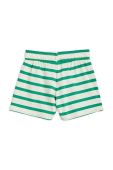 Дитячі бавовняні шорти Mini Rodini колір зелений візерунок