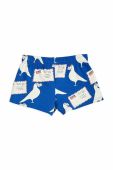 Дитячі бавовняні шорти Mini Rodini візерунок колір блакитний (3058740)