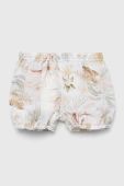 Дитячі бавовняні шорти Jamiks колір бежевий візерунок