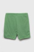 Дитячі шорти United Colors of Benetton колір зелений однотонні регульована талія (3234549)