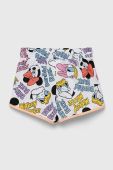 Дитячі бавовняні шорти United Colors of Benetton колір білий візерунок