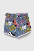 Дитячі бавовняні шорти United Colors of Benetton візерунок колір блакитний (3279888)