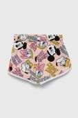 Дитячі бавовняні шорти United Colors of Benetton колір бежевий візерунок