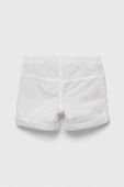 Дитячі бавовняні шорти United Colors of Benetton колір білий однотонні (3285806)
