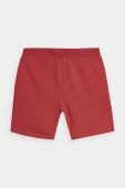 Дитячі шорти 4F колір червоний однотонні