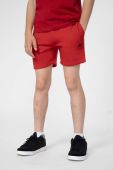 Дитячі шорти 4F колір червоний однотонні