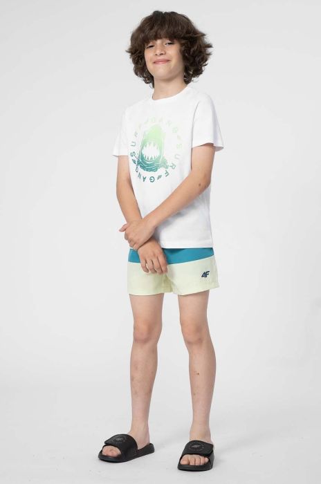 Дитячі шорти 4F M019 візерунок колір блакитний (3280582)