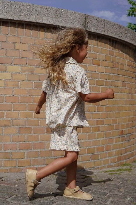 Дитячі бавовняні шорти Konges Sl?jd візерунок колір барвистий (3304037)