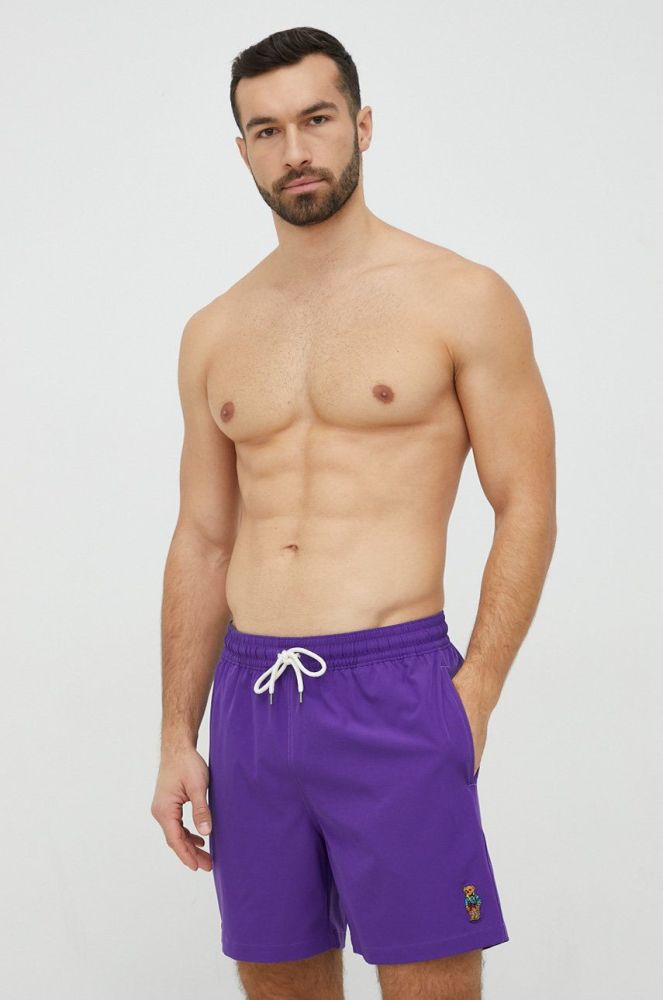 купальні шорти Polo Ralph Lauren колір фіолетовий (2859415)