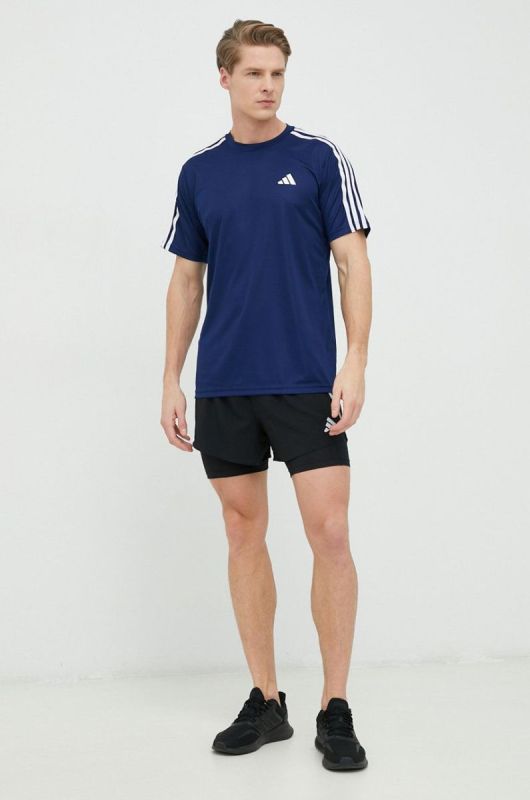 Шорти для бігу adidas Performance Designed for Running чоловічі колір чорний фото 2