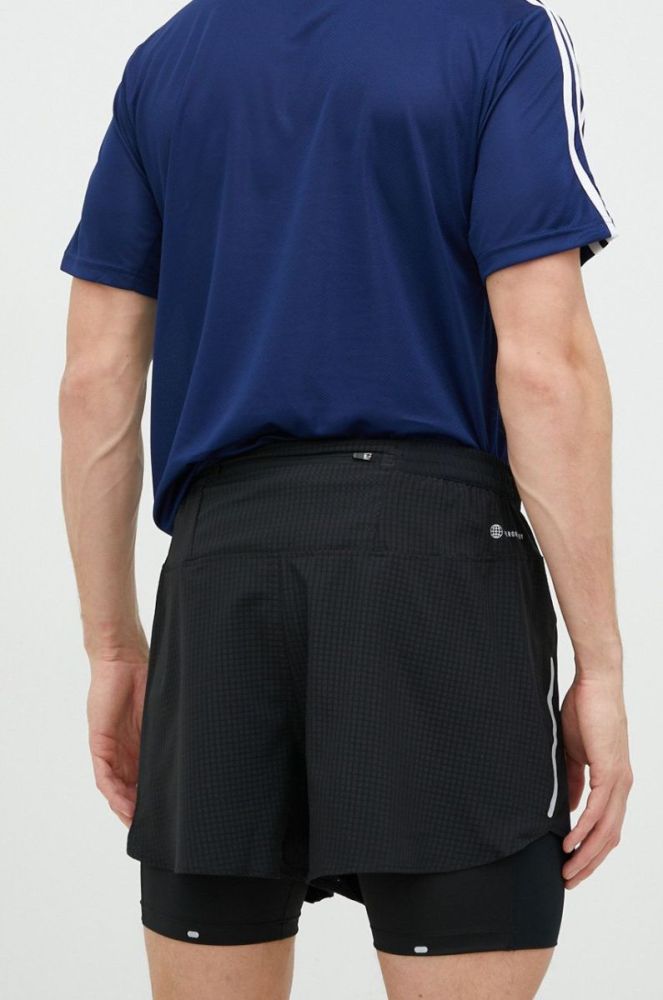 Шорти для бігу adidas Performance Designed for Running чоловічі колір чорний фото 3