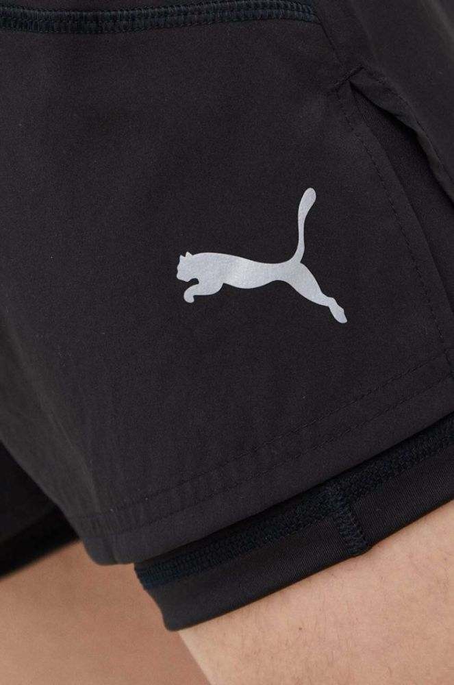 Шорти для бігу Puma колір чорний (3065290) фото 4