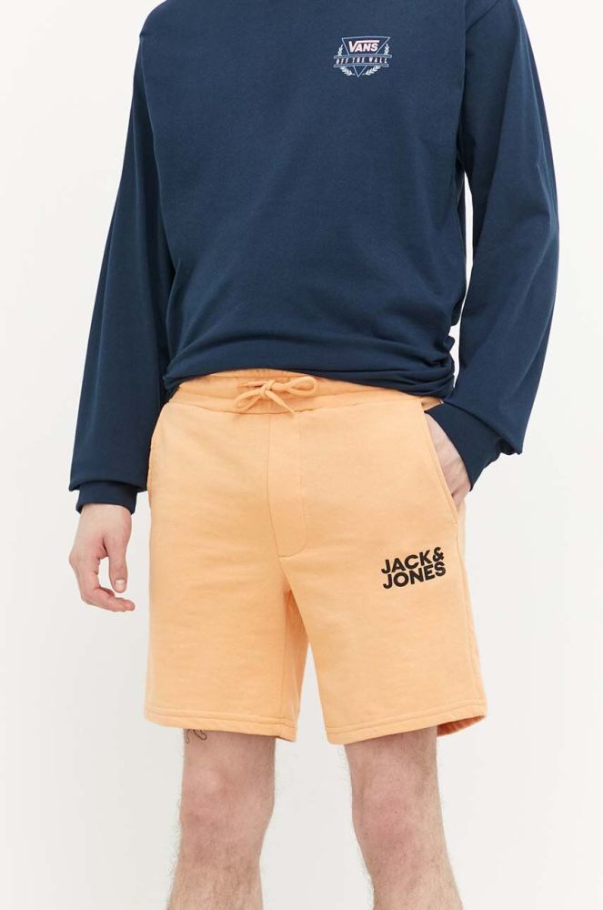 Шорти Jack & Jones JPSTNEWSOFT чоловічі колір помаранчевий 12228920