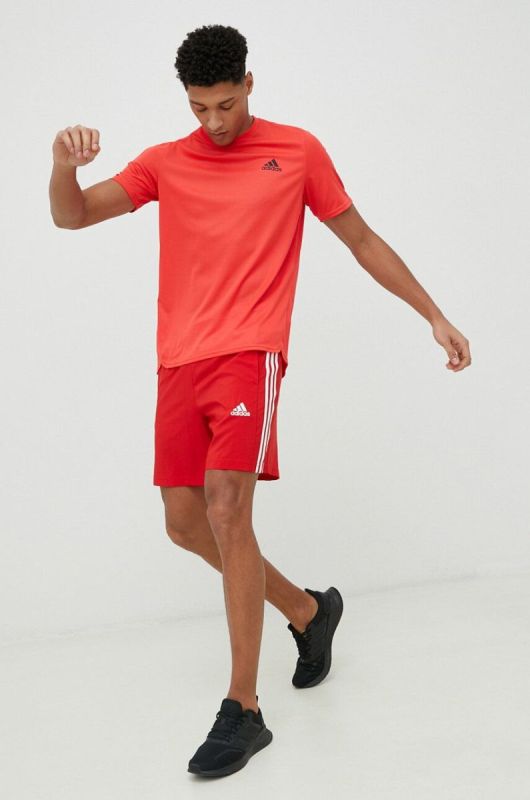 Шорти для тренувань adidas Essentials Chelsea колір червоний фото 2