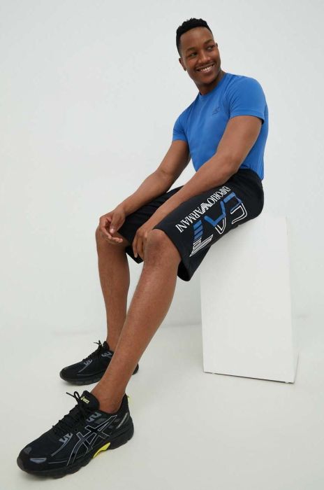 Шорти EA7 Emporio Armani чоловічі колір чорний (2924089)