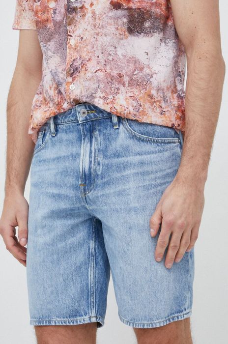 Джинсові шорти Guess чоловічі колір блакитний (3083327)