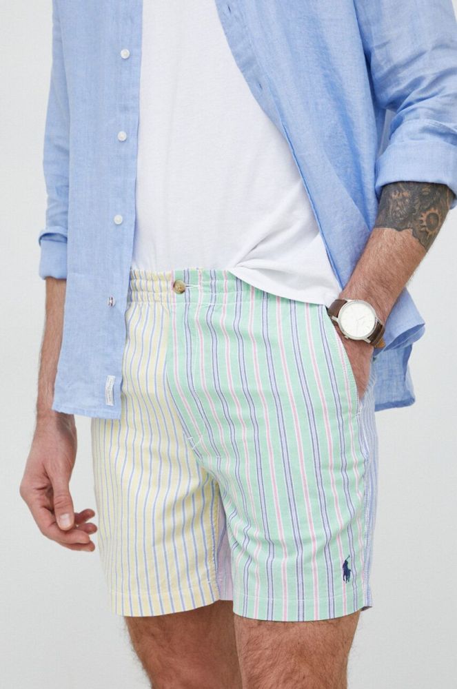 Бавовняні шорти Polo Ralph Lauren колір барвистий