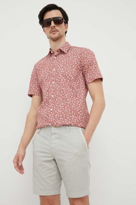 Шорти BOSS BOSS ORANGE чоловічі колір бежевий (3195582)