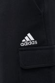 Бавовняні шорти adidas колір чорний