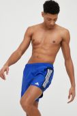 Купальні шорти adidas Performance чоловічі візерунок колір блакитний