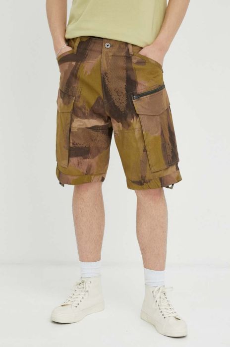 Бавовняні шорти G-Star Raw колір барвистий